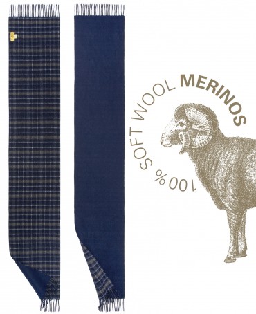 Шарф Унисекс F3-2TQ.W315_GZ-686/NAVY.N